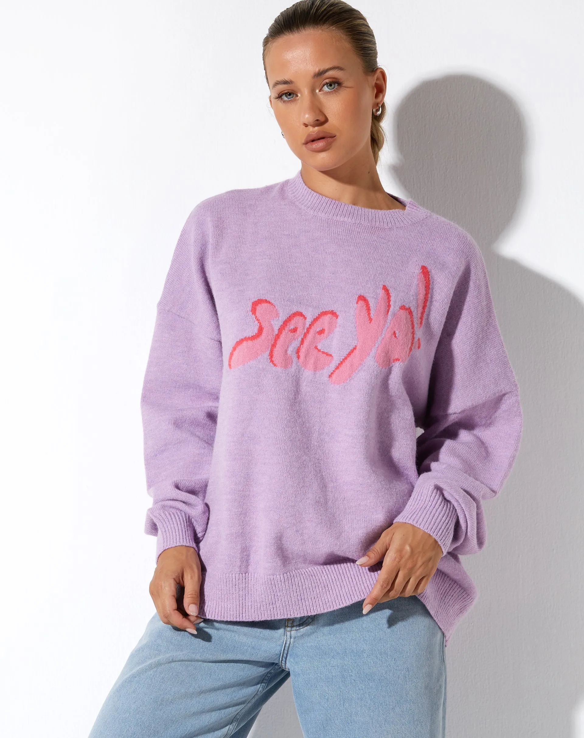 Jamin Jumper in Knit Lilac See Ya