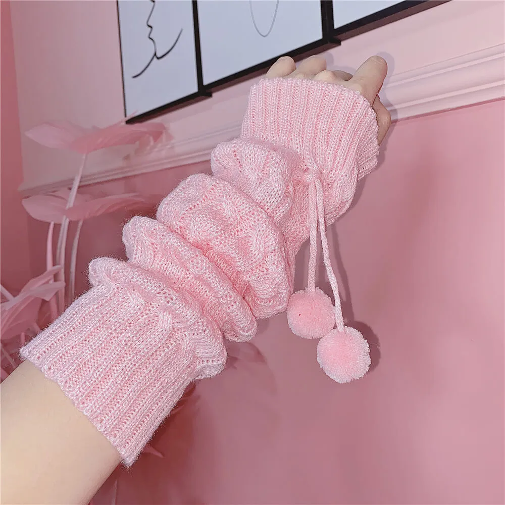 Sweet Knit JK Cuff Socks BY07231 from JAPANESE HARAJUKU