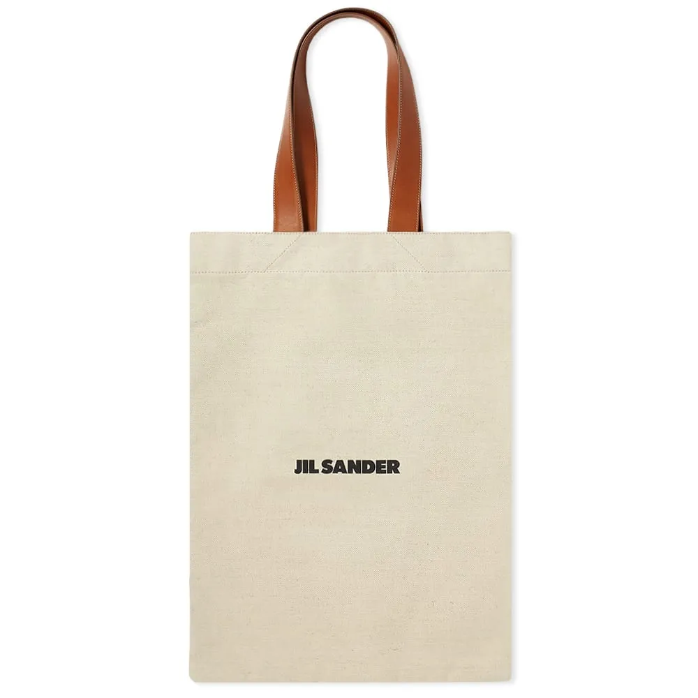 Jil Sander Off White Flat Tote