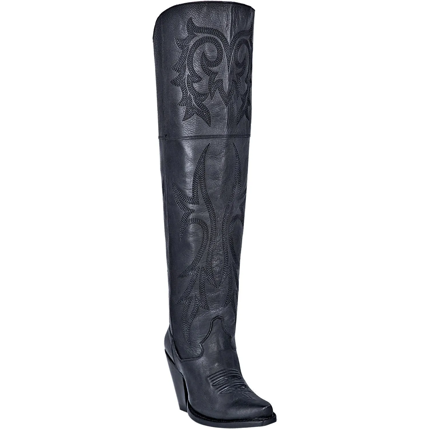 Jilted Black Tall Boots