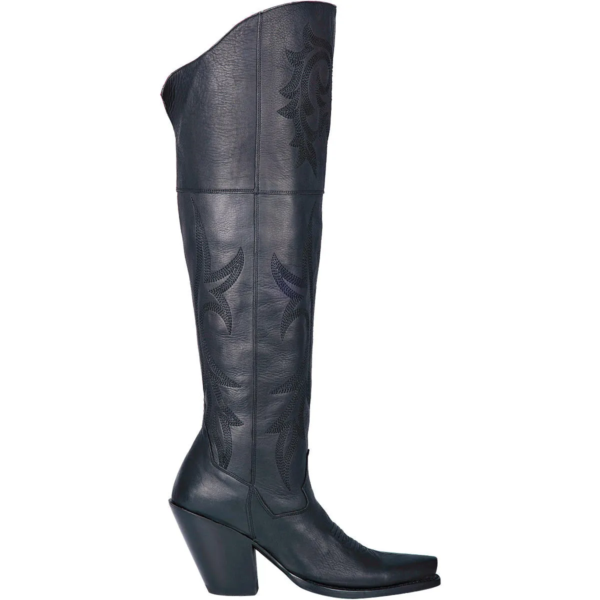 Jilted Black Tall Boots