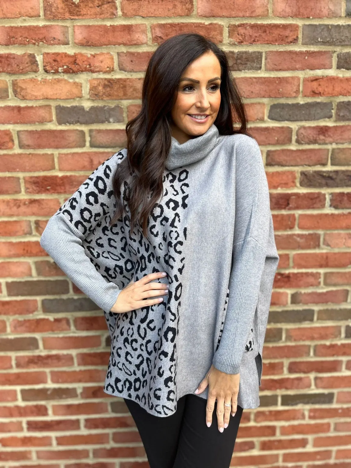 Joanna Leopard Print Sweater - Shop Now