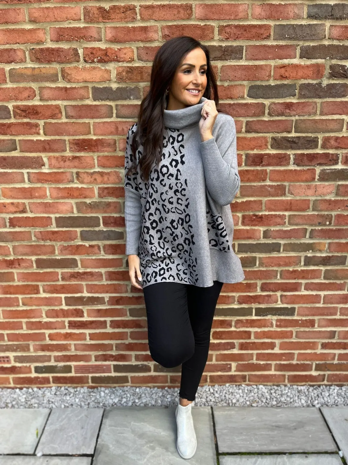 Joanna Leopard Print Sweater - Shop Now