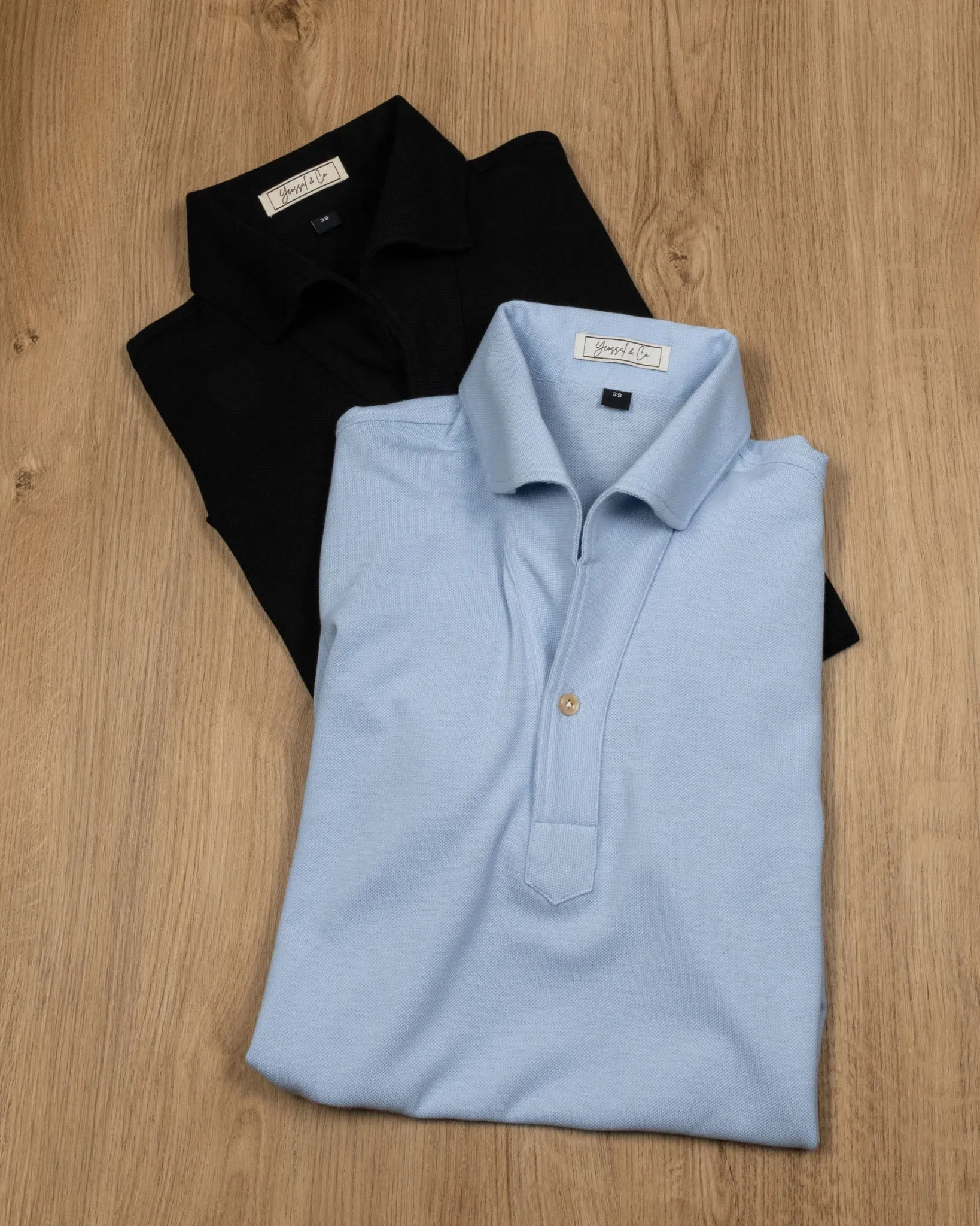 Kai Stretch Cotton Piqué Polo Shirt