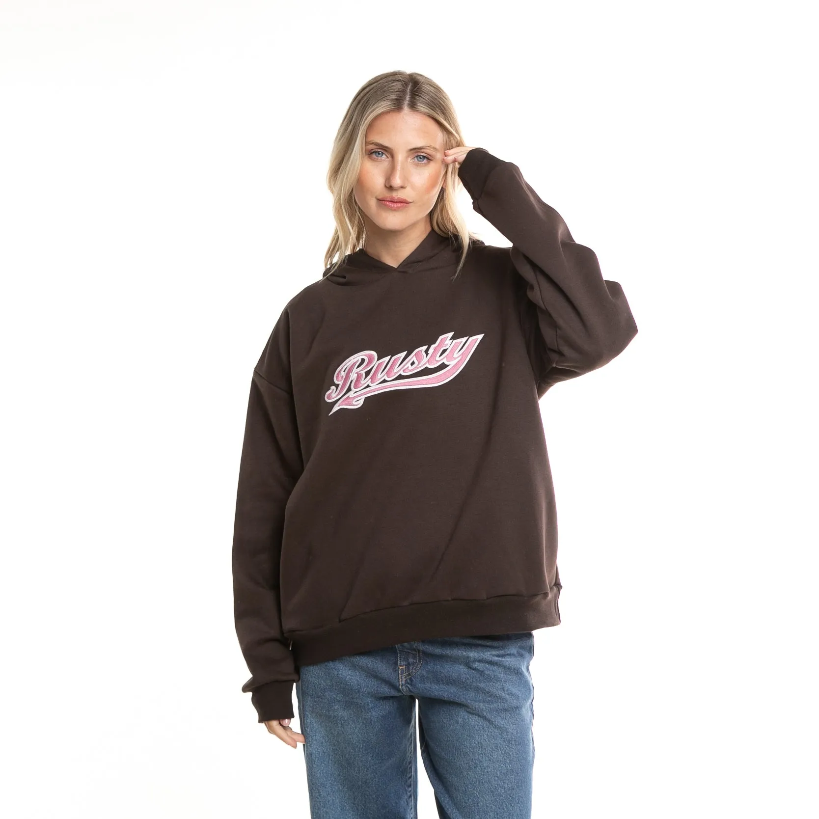 Kangaroo Rusty Norty Oversized Hoodie Capuccino - Buy Now