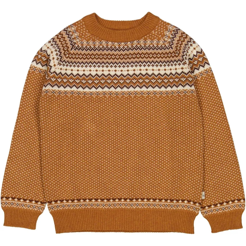 Knit Pullover Bennie - cinnamon melange