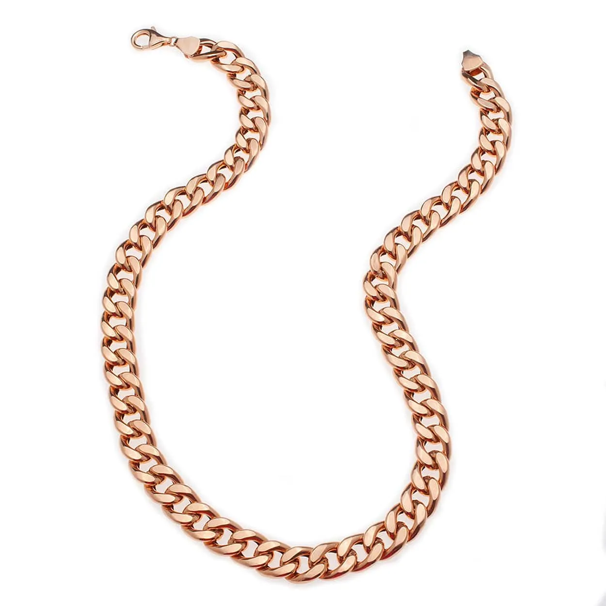 14K Gold Cuban Link Necklace - 9.5mm