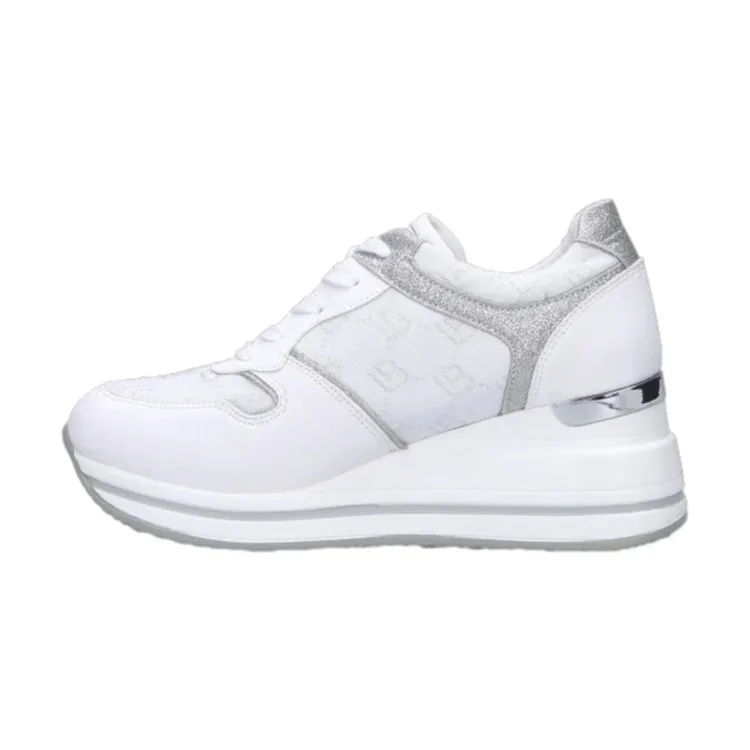 Bianco Stringate Sneakers for Women by Laura Biagiotti