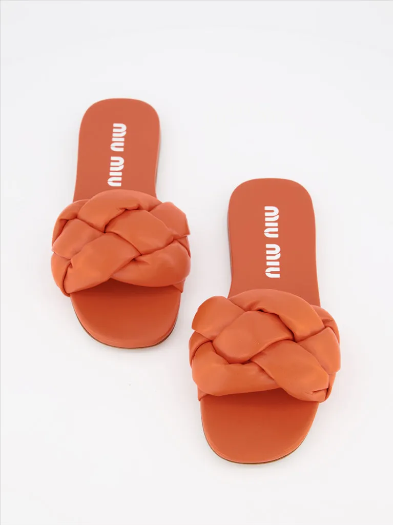 Leather Slides