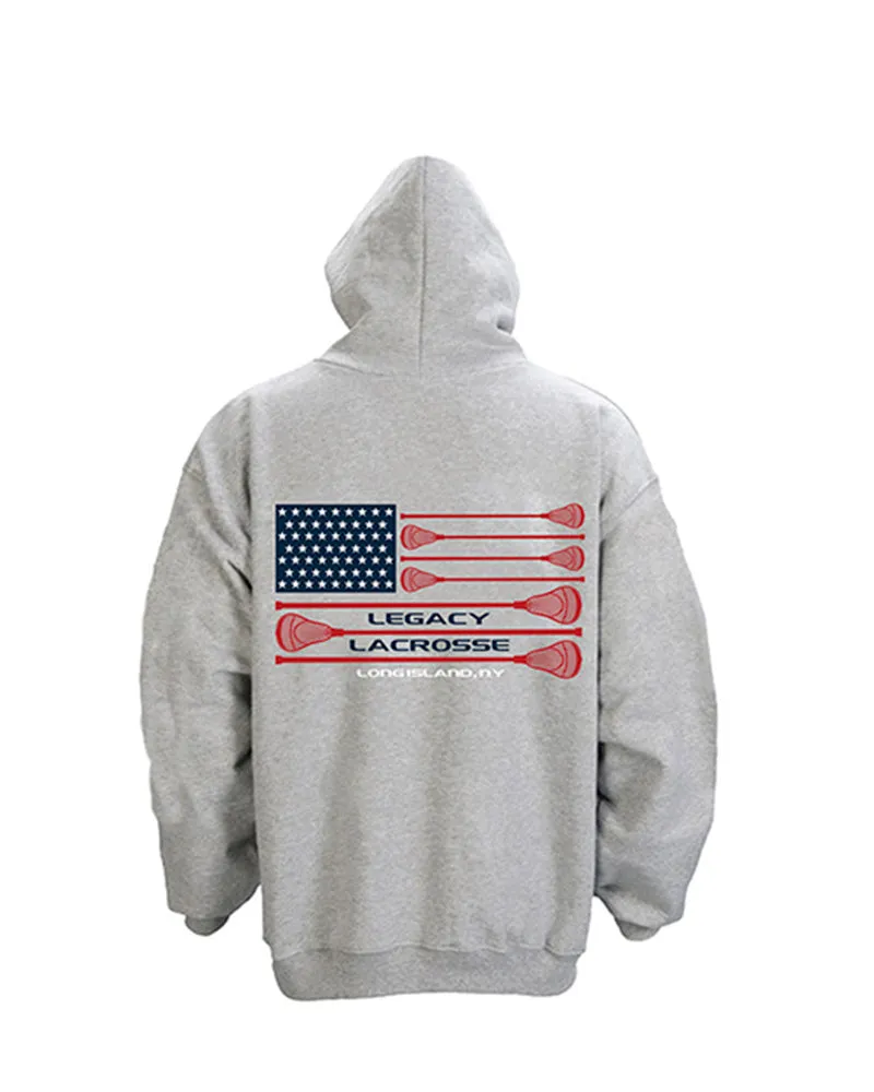 LI Legacy Lax  Flag Sweatshirt