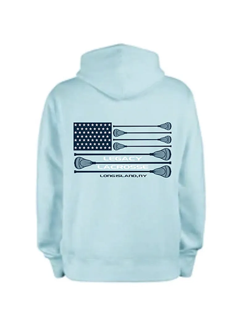 LI Legacy Lax  Flag Sweatshirt