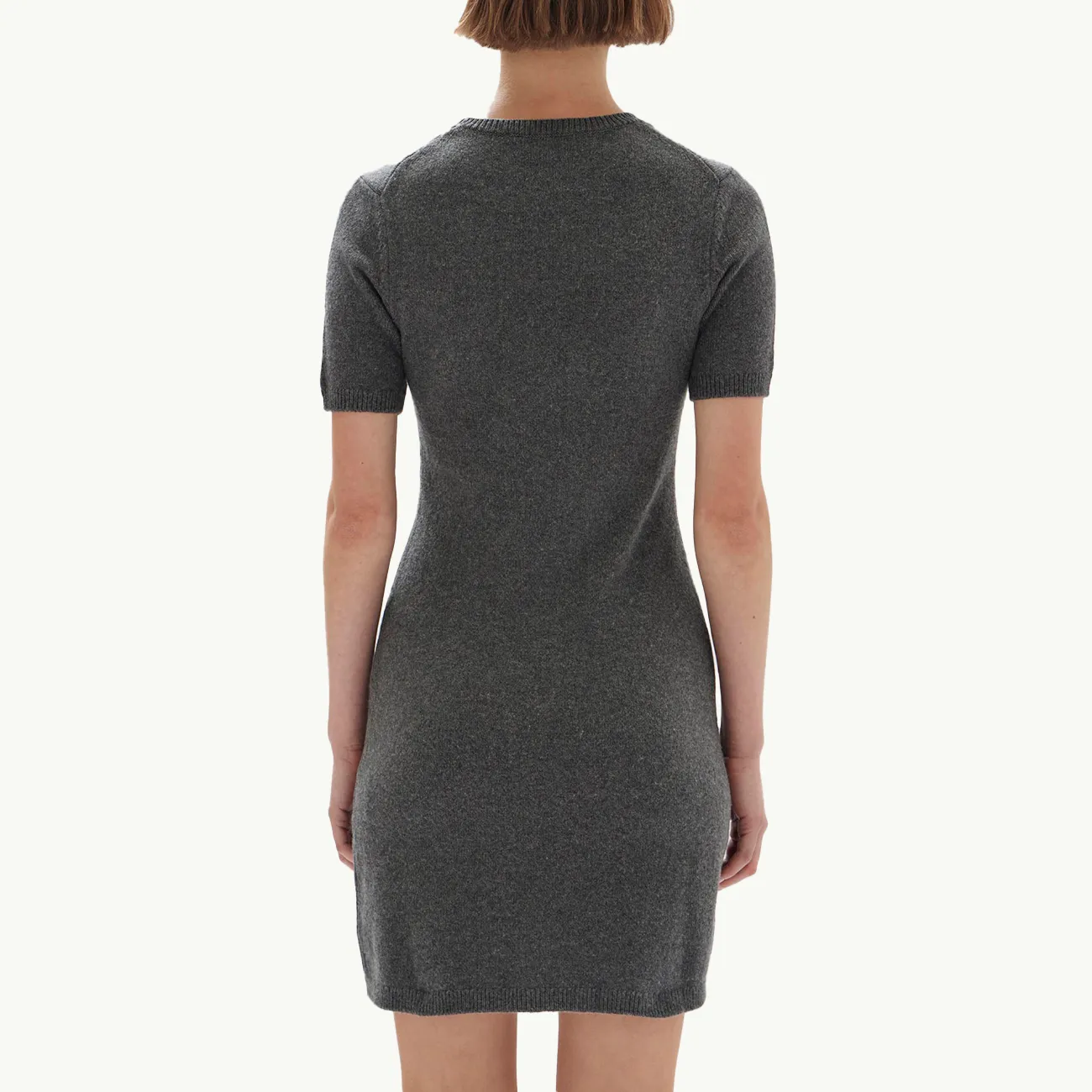 Lilo Knit Dress - Charcoal Melange