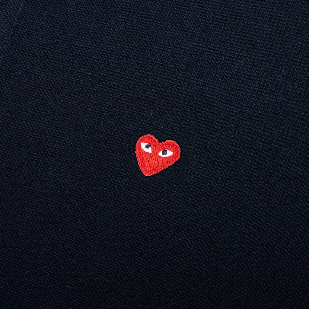 Navy Little Red Heart Polo Shirt