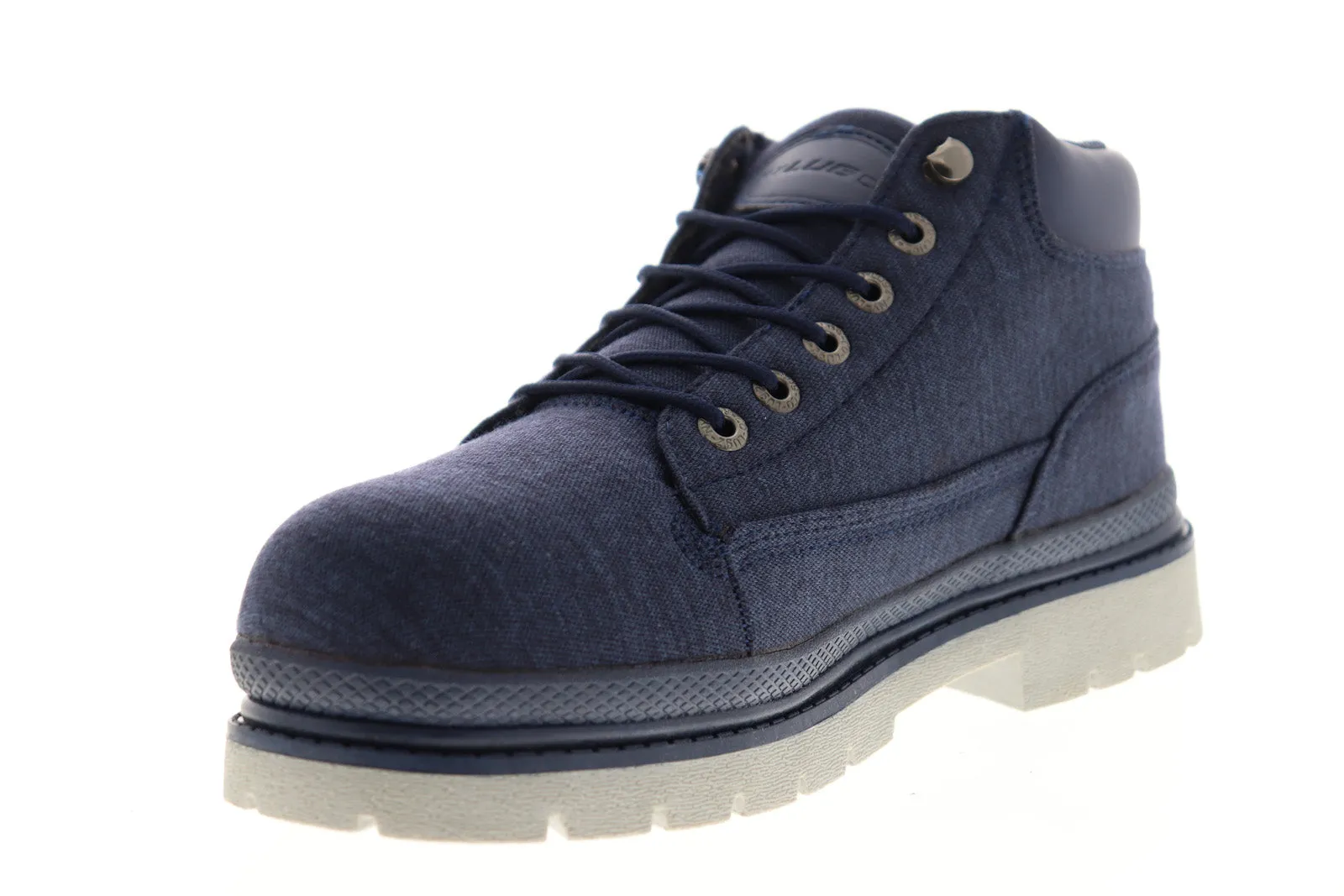 Lugz Men's Blue Canvas Mid Top Chukka Boots - Drifter Denim MDRIDC-4125