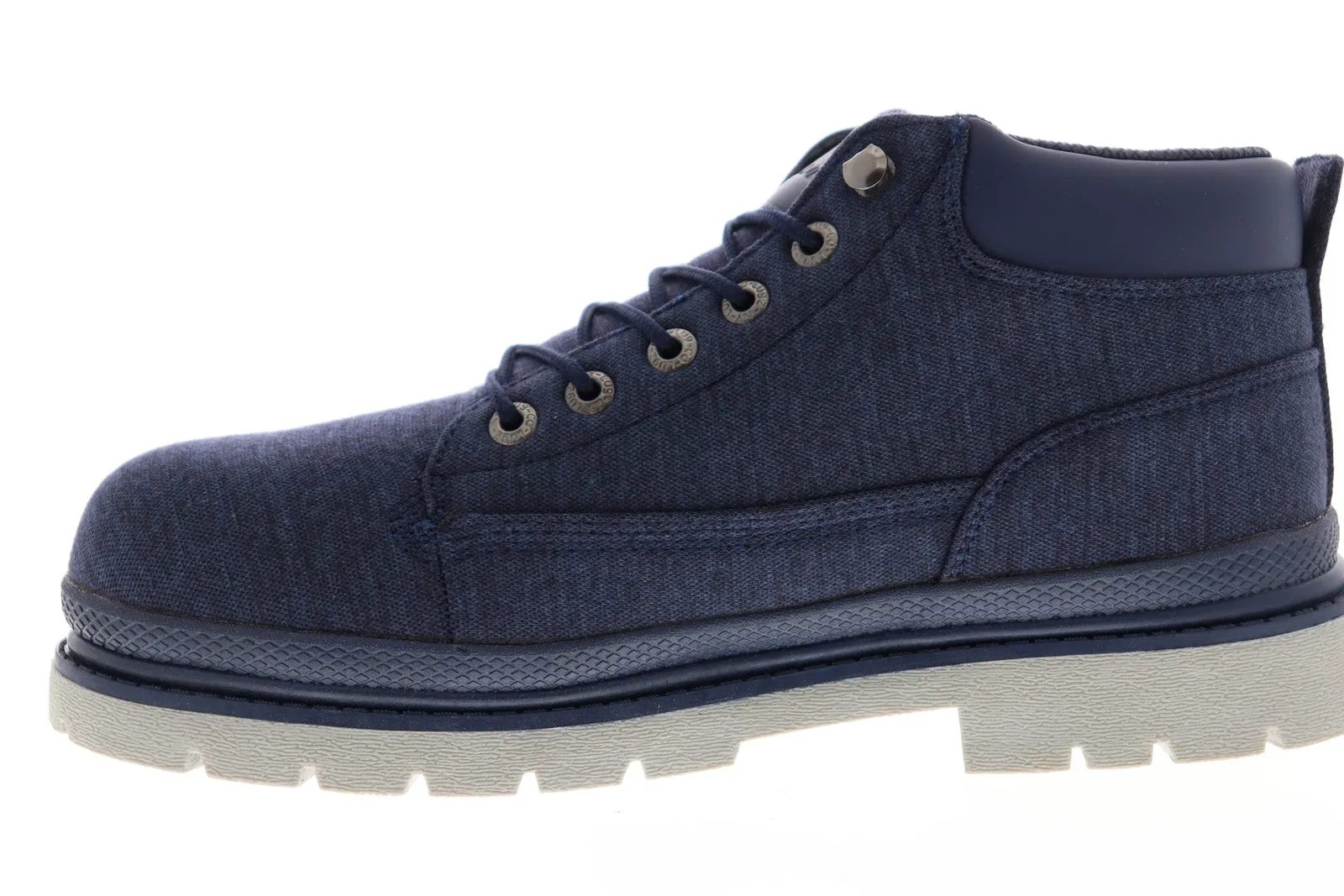 Lugz Men's Blue Canvas Mid Top Chukka Boots - Drifter Denim MDRIDC-4125