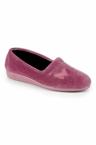 Lunar Ladies Slippers KLA001 Butterfly heather