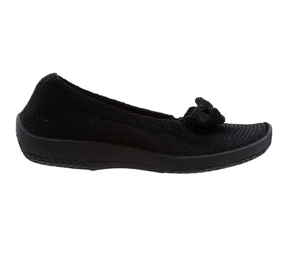  Lyla Sport Bow Flat in Black CLOSEOUTS  