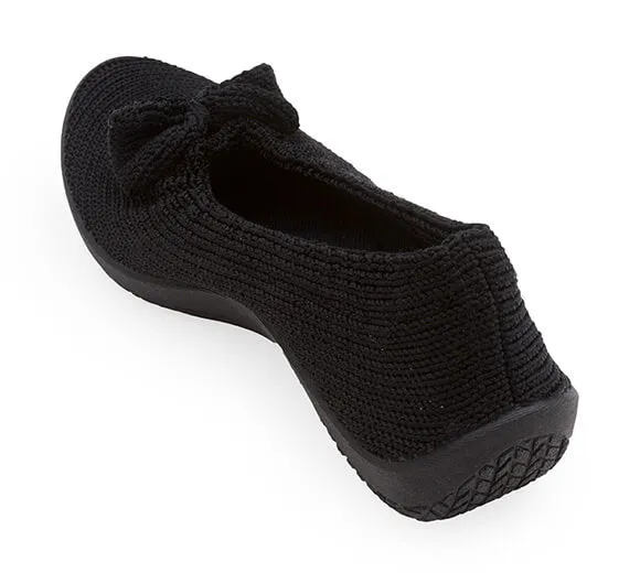  Lyla Sport Bow Flat in Black CLOSEOUTS  