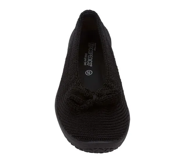  Lyla Sport Bow Flat in Black CLOSEOUTS  