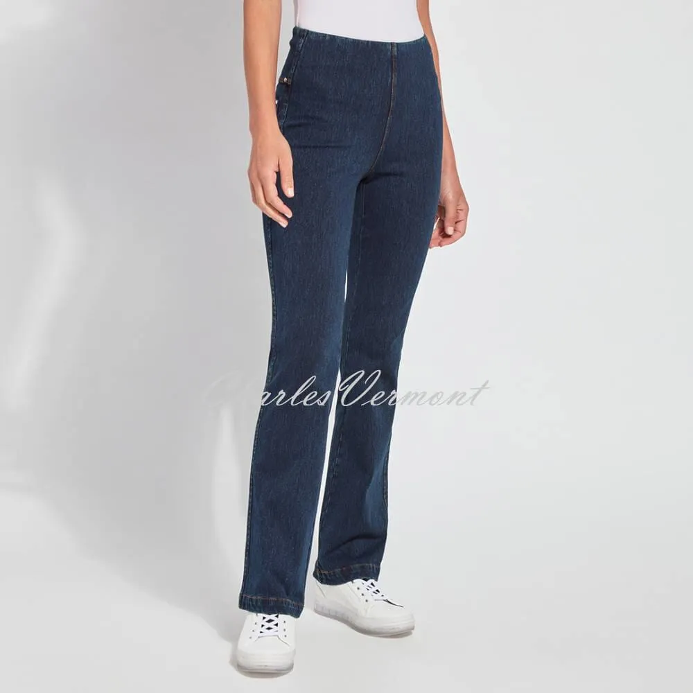 Lysse Denim Baby Bootcut Jean, Indigo 2278 with Back Pockets