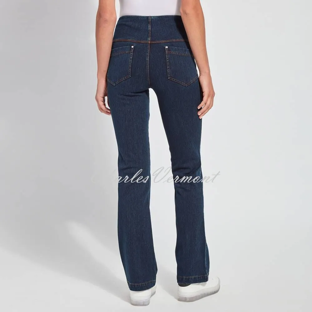 Lysse Denim Baby Bootcut Jean, Indigo 2278 with Back Pockets