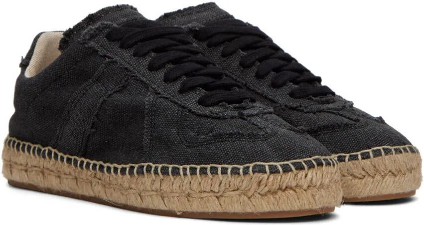 Maison Margiela Black Replica Espadrilles