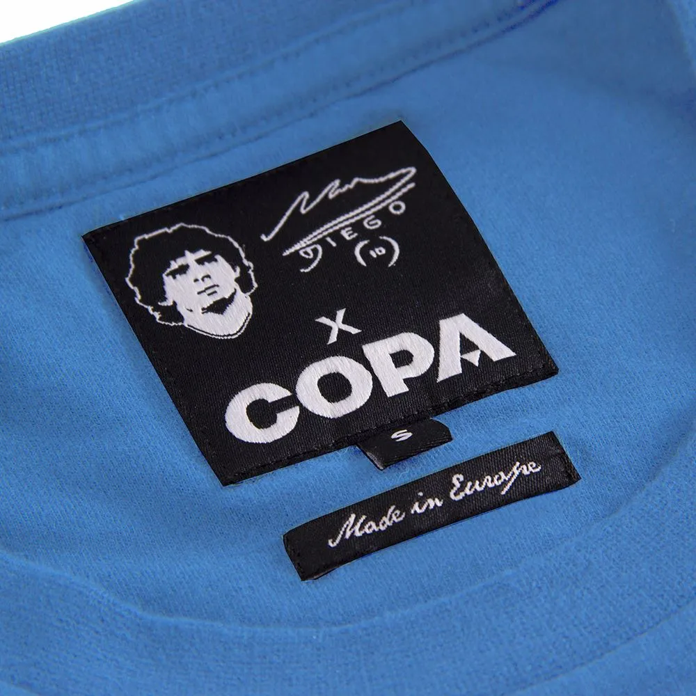 Maradona X COPA Napoli Away T-Shirt - Blue