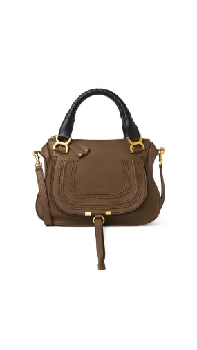 Marcie Brown Palm Double Bag