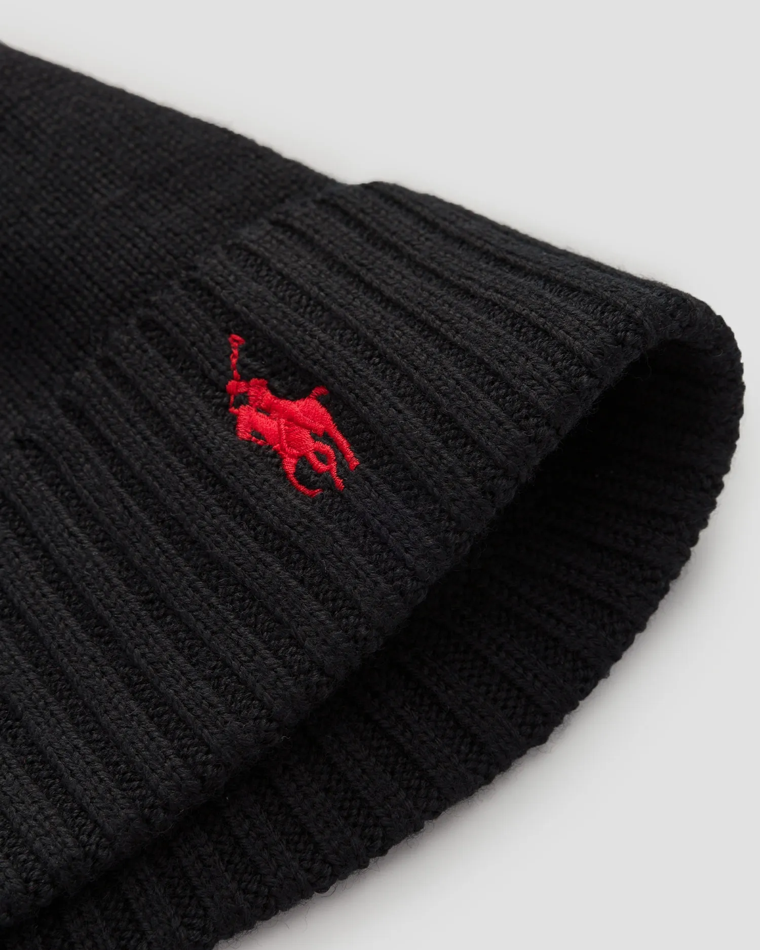 Men's black wool beanie Polo Ralph Lauren 710886137-1