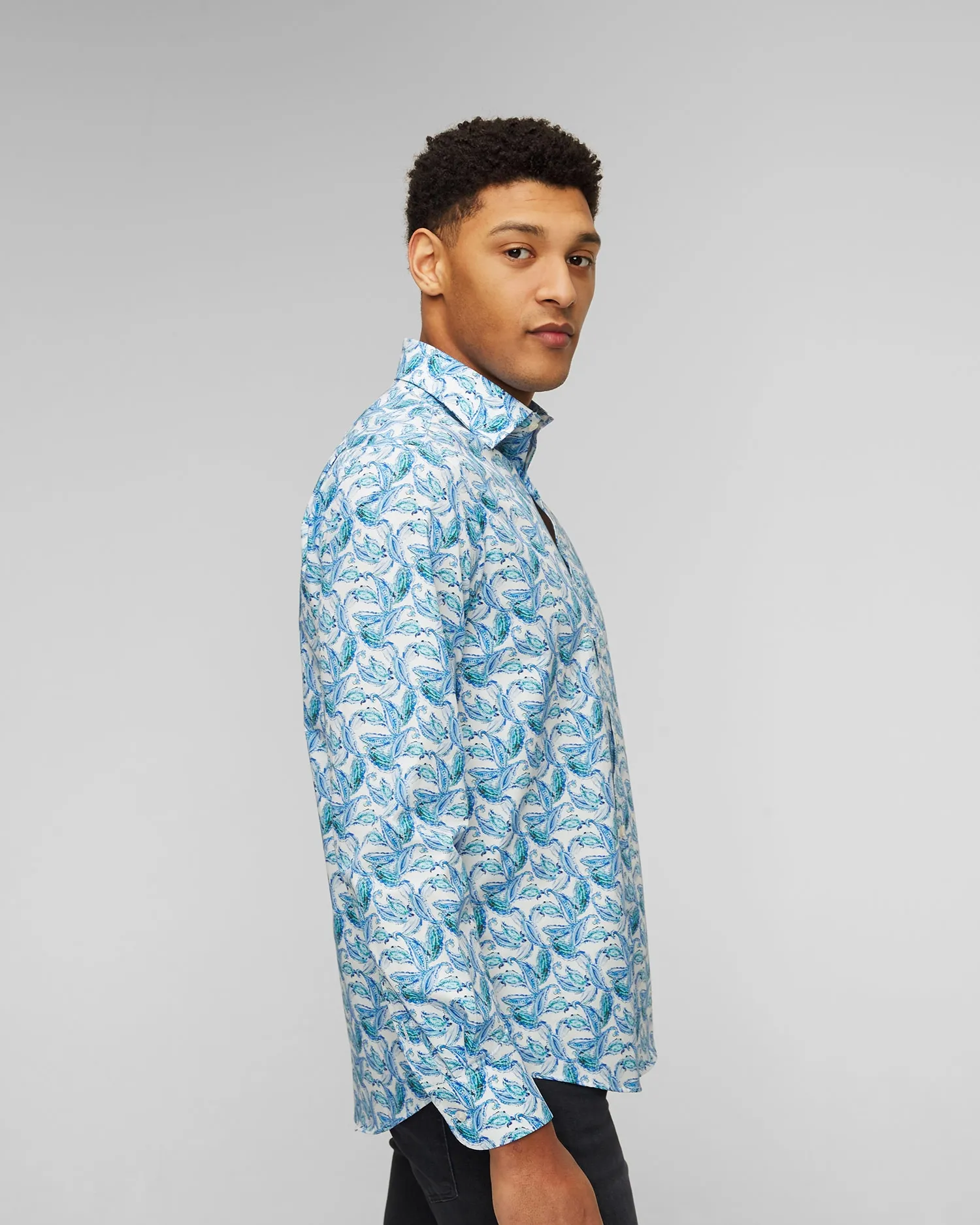 Men's patterned shirt Paul&Shark 24413136CF-f02