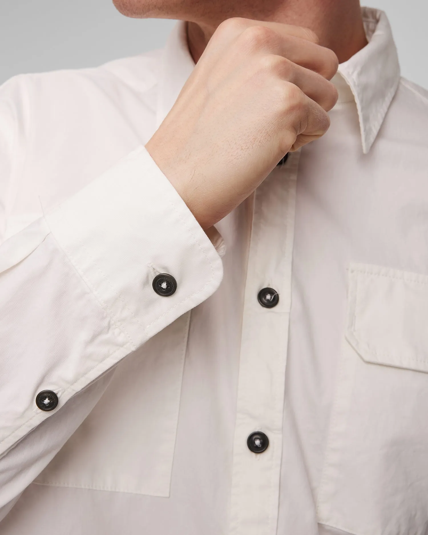 Men's white shirt C.P. Company 16cmsh157a002824g-103