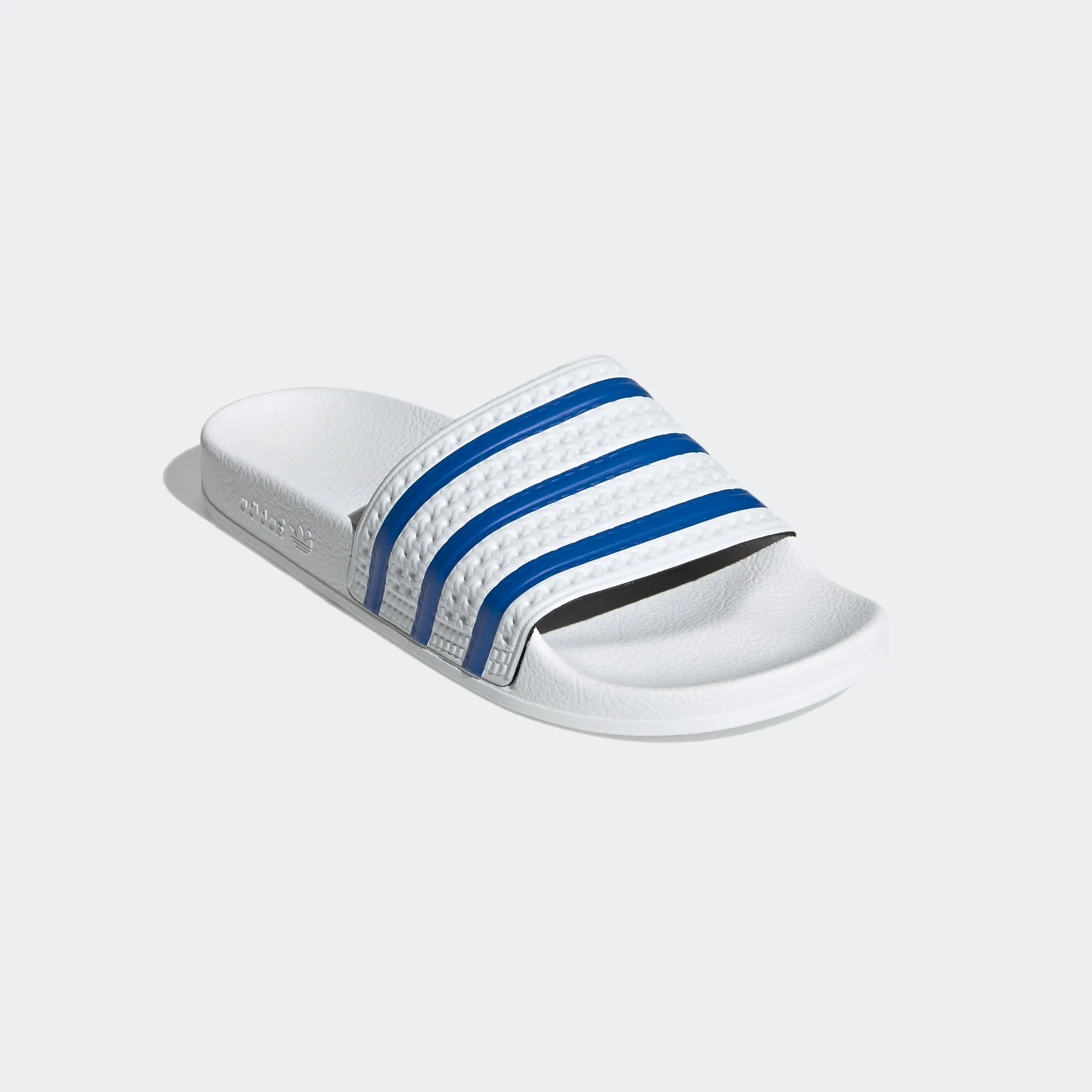 Men's adidas Originals Adilette Slides White Blue