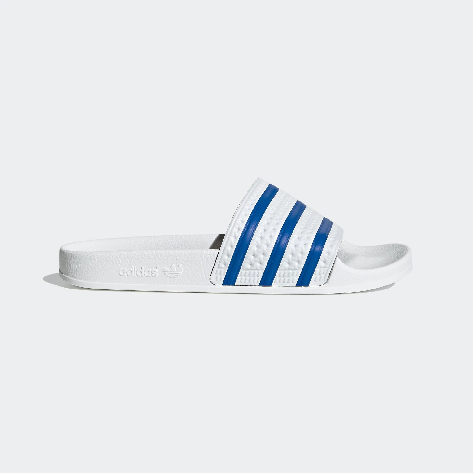 Men's adidas Originals Adilette Slides White Blue