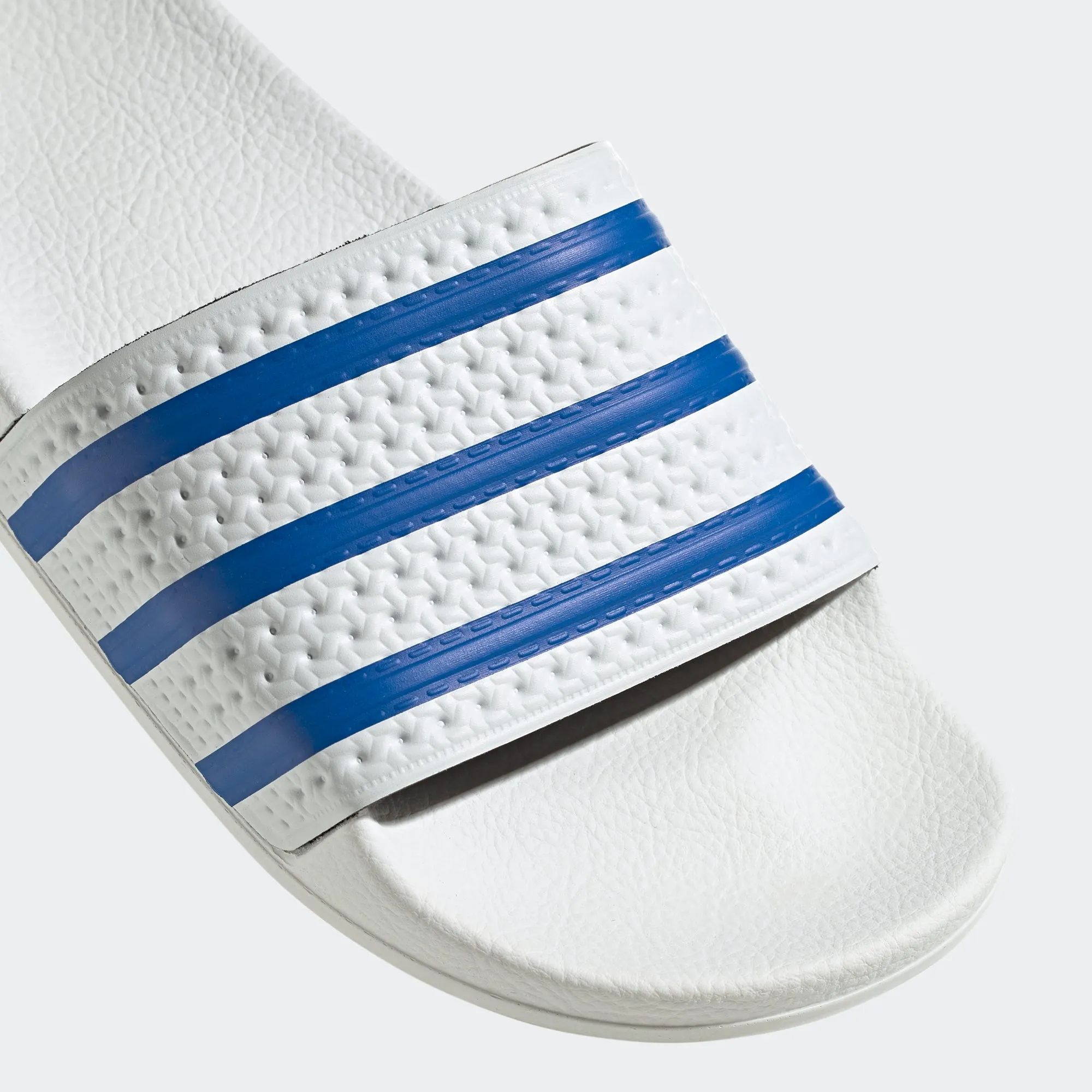 Men's adidas Originals Adilette Slides White Blue