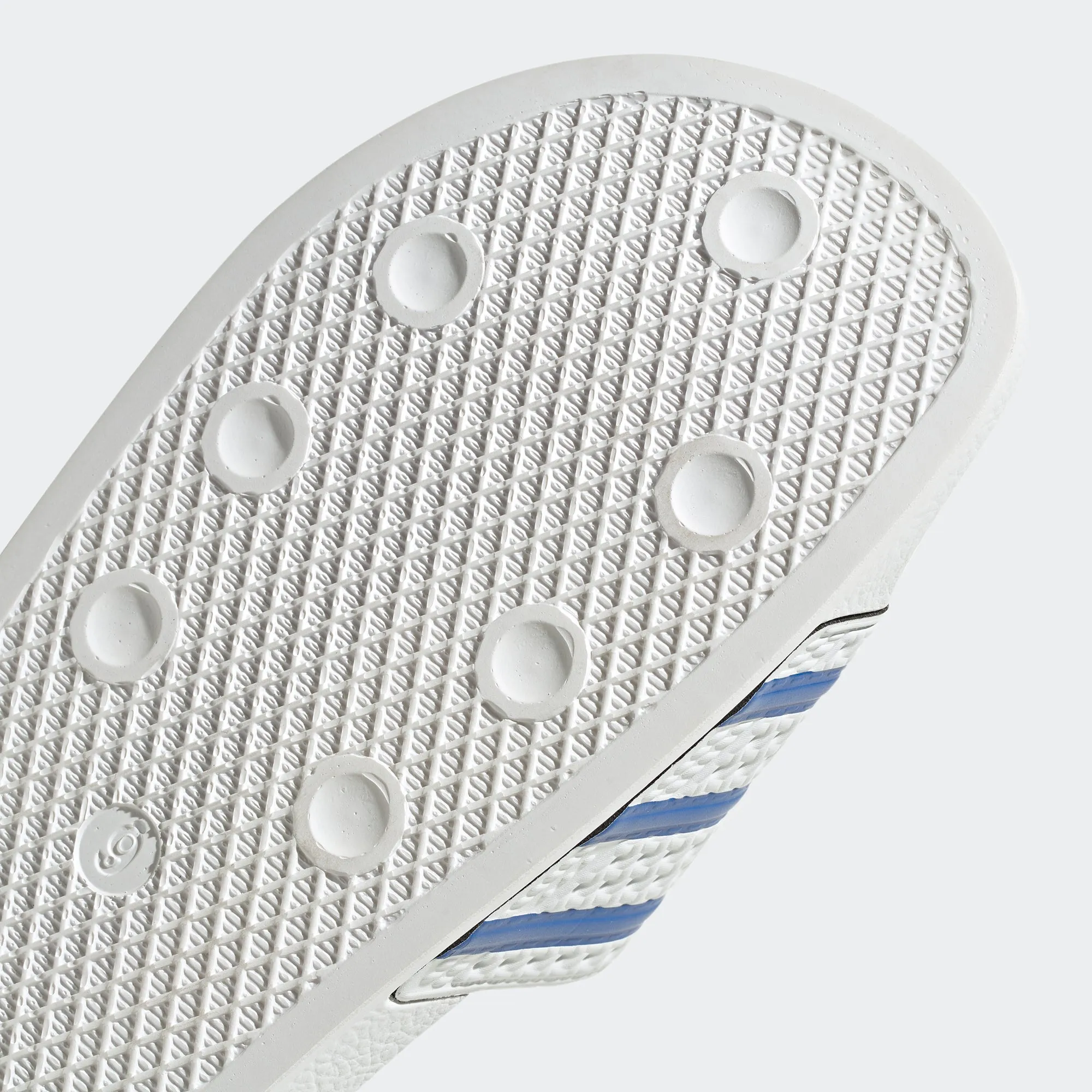 Men's adidas Originals Adilette Slides White Blue