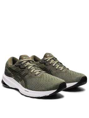 Mens Asics 1000 11 Trainers in Khaki/White/Black