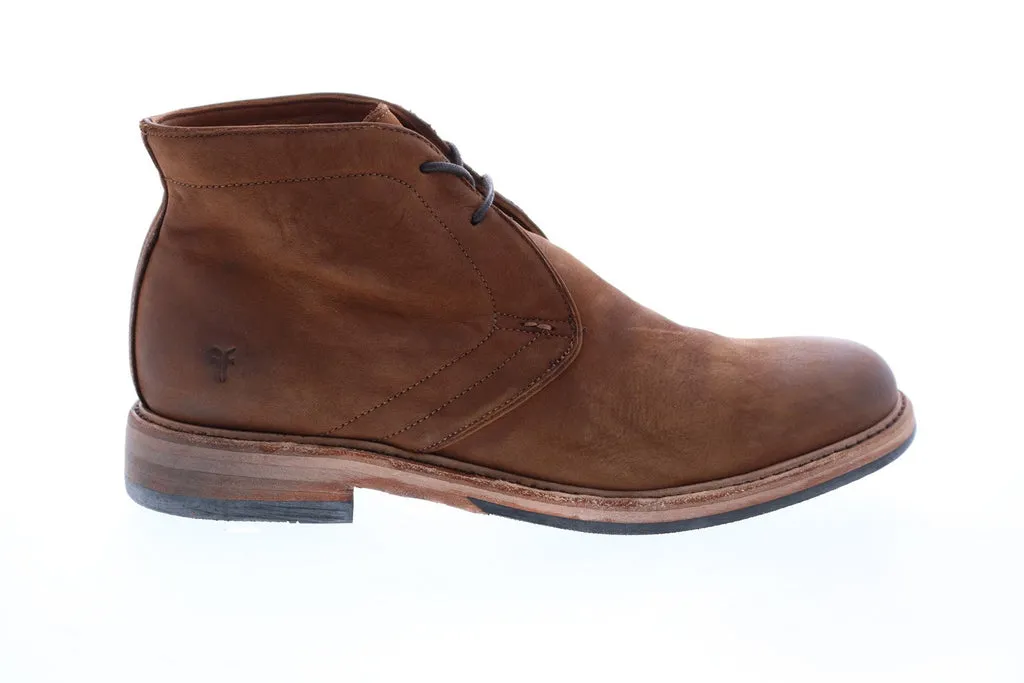 Mens Brown Nubuck Lace Up Chukka Boots Frye Murray