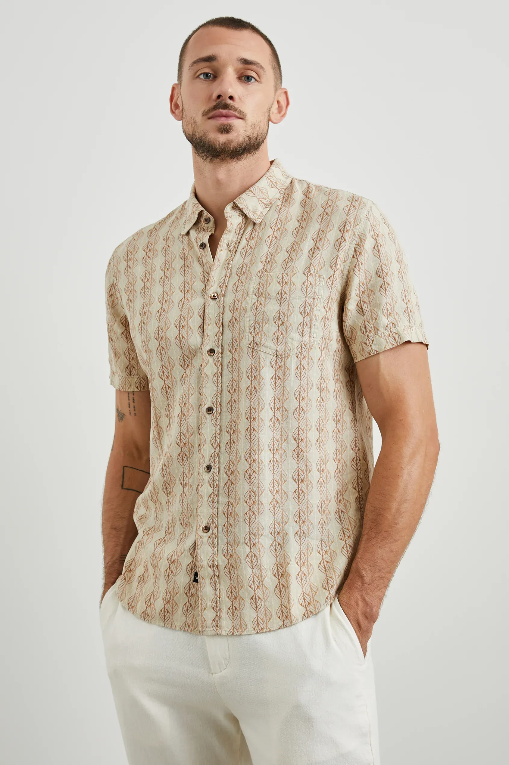 Men's Casual Button-Down Shirt - Carson Collection