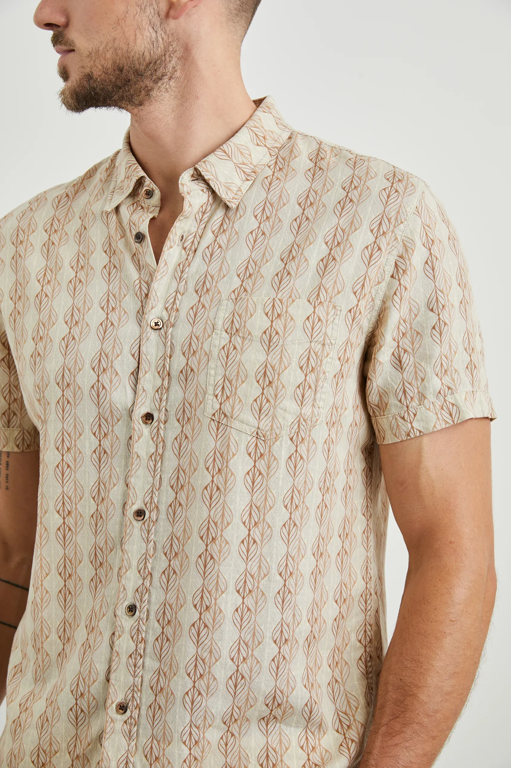 Men's Casual Button-Down Shirt - Carson Collection