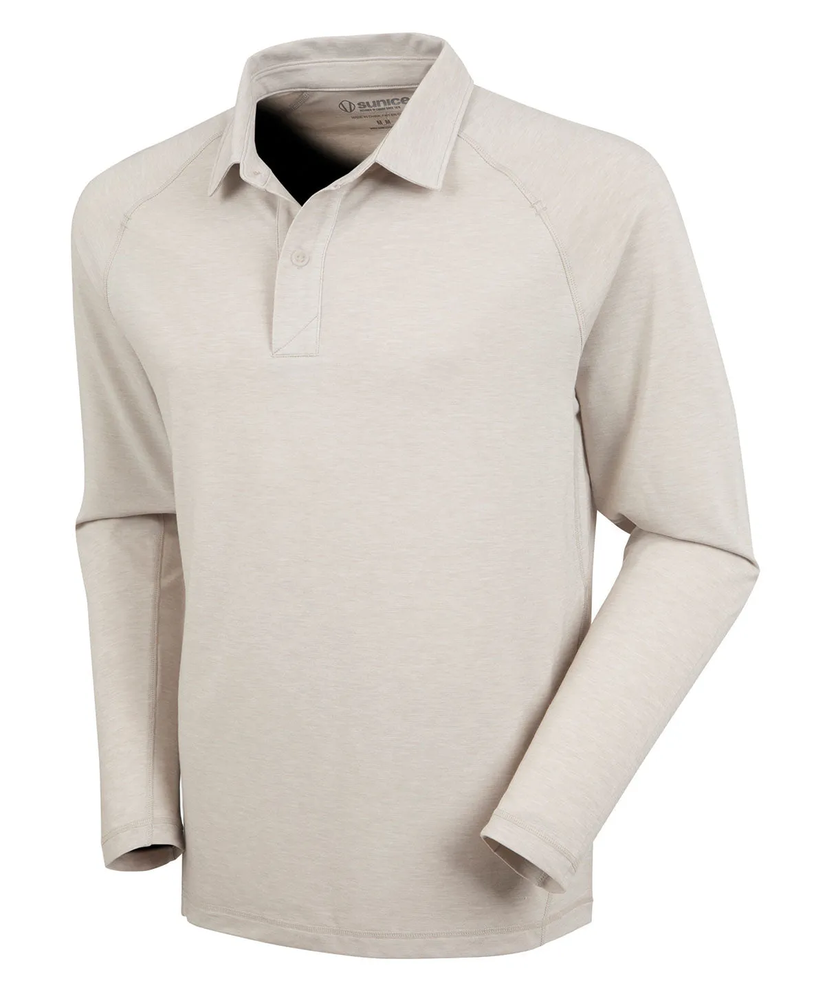 Men's Galo Long Sleeve Soft Touch Knit Polo