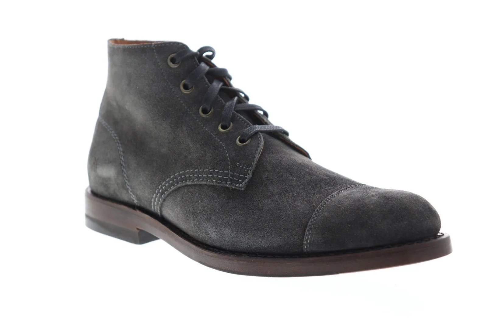 Men's gray suede lace-up chukka boots - FryeWill 87788