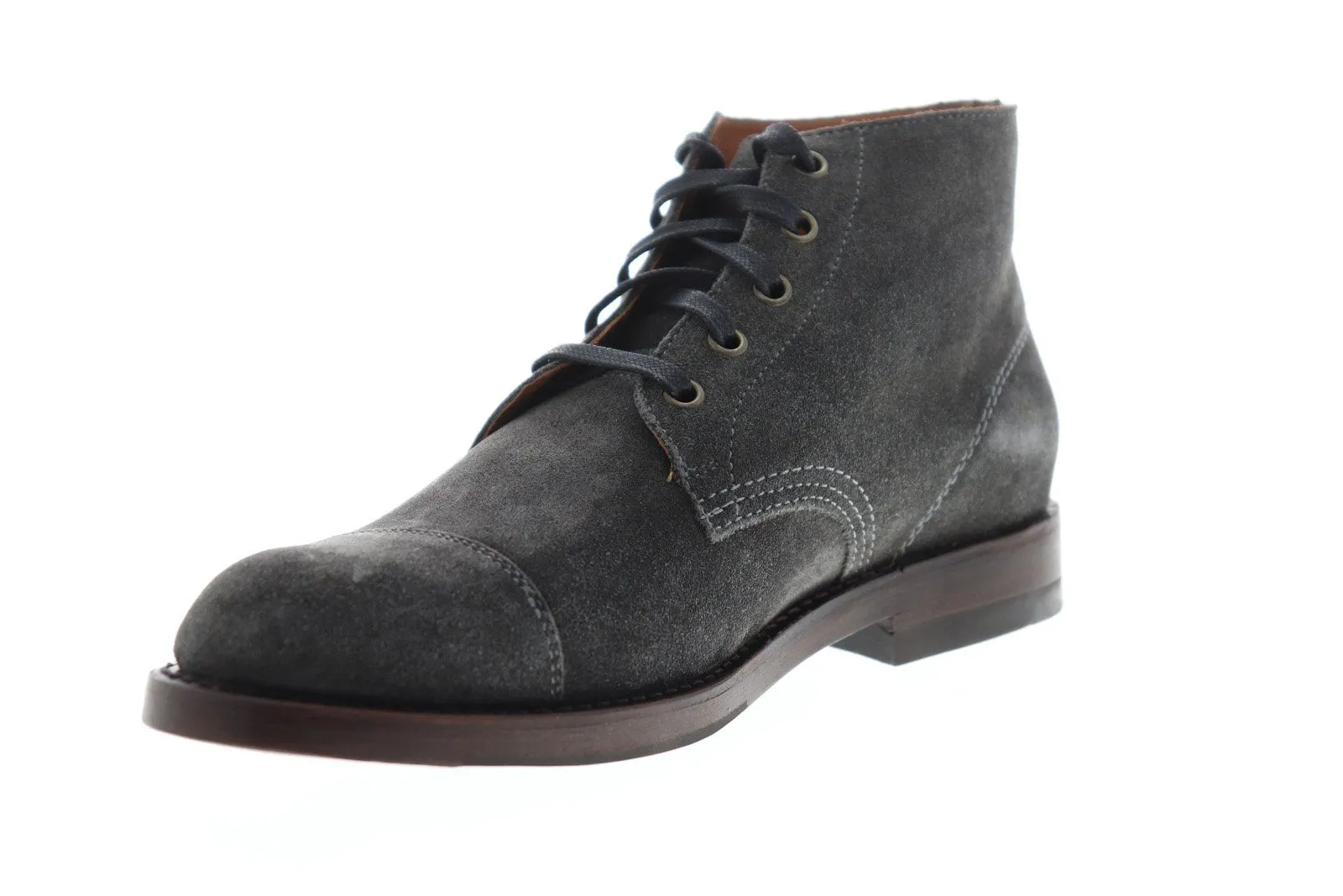 Men's gray suede lace-up chukka boots - FryeWill 87788