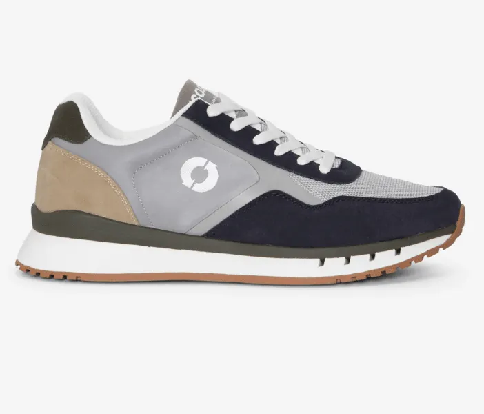 Men's Grey and Navy Cervinoalf Sneakers