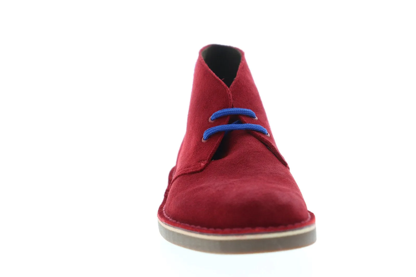 Mens Red Suede High Top Chukka Boots by Clarks BOOST_EMDASH Bushacre 2 26139511