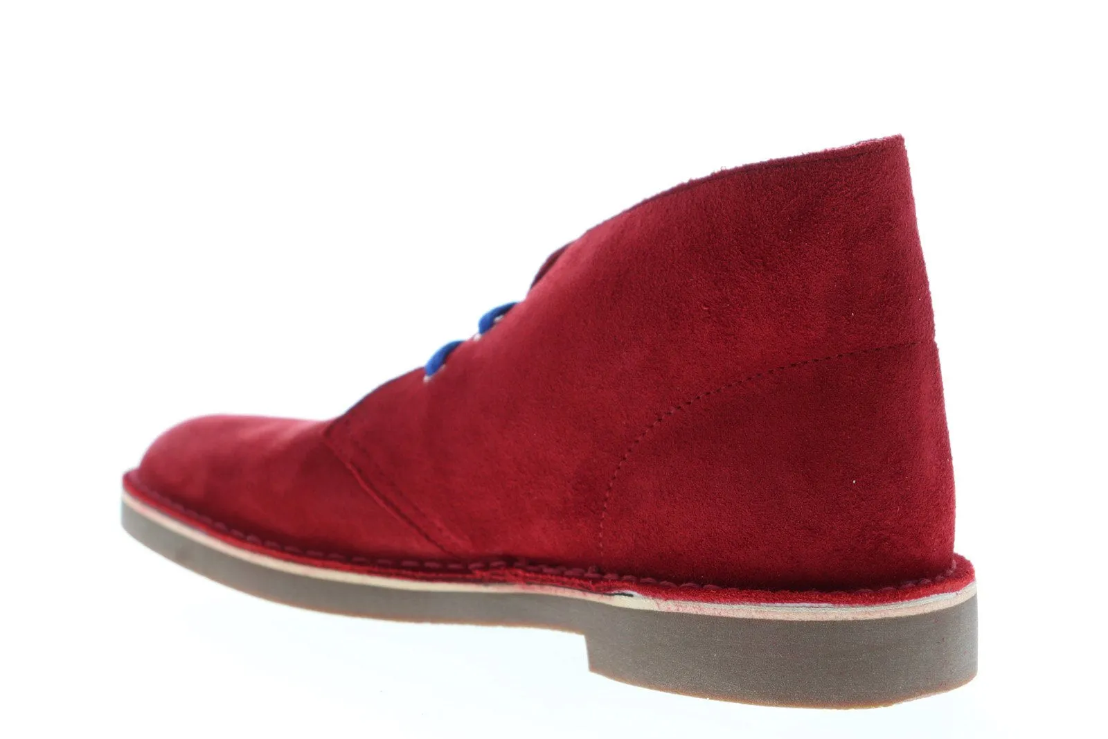 Mens Red Suede High Top Chukka Boots by Clarks BOOST_EMDASH Bushacre 2 26139511