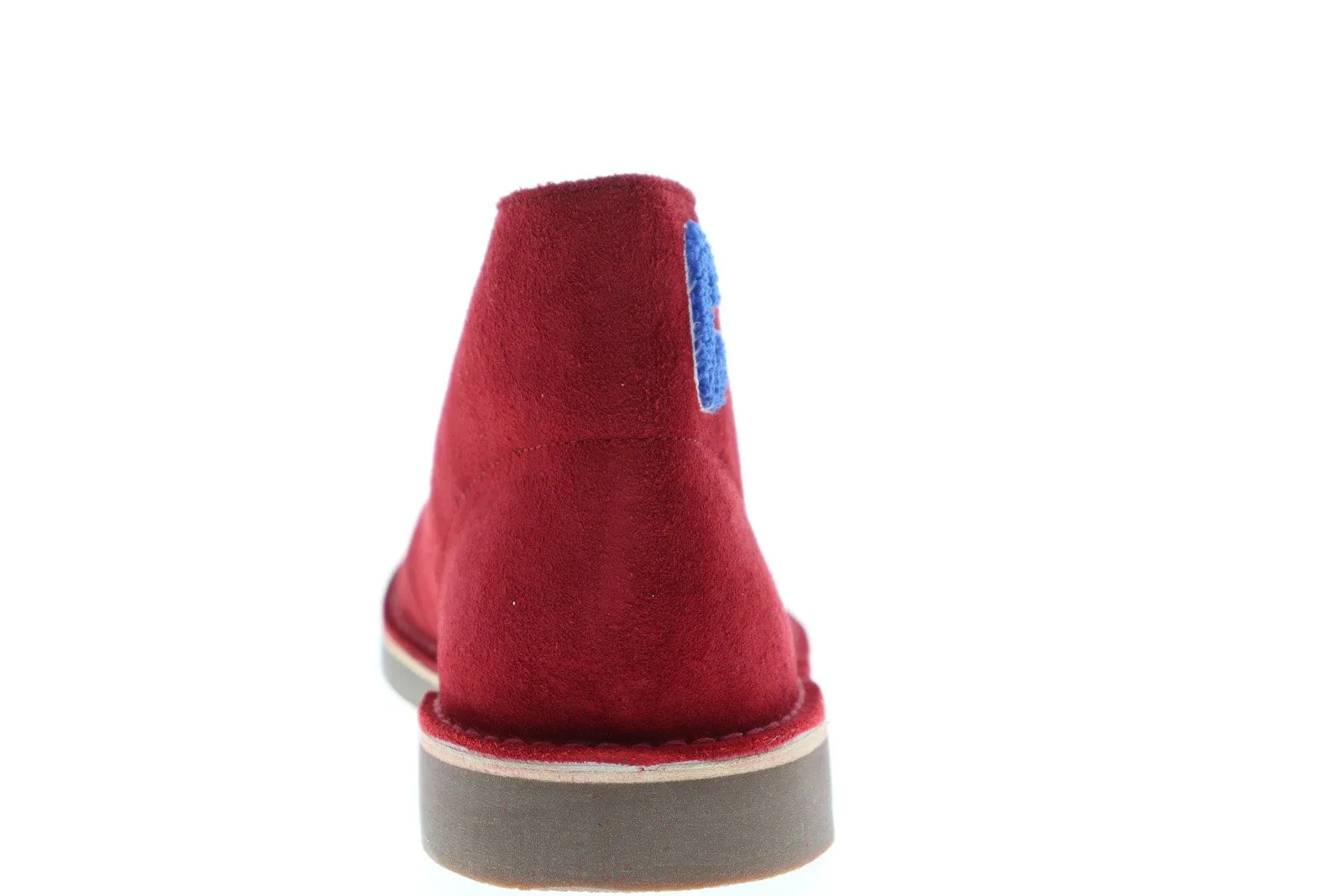 Mens Red Suede High Top Chukka Boots by Clarks BOOST_EMDASH Bushacre 2 26139511