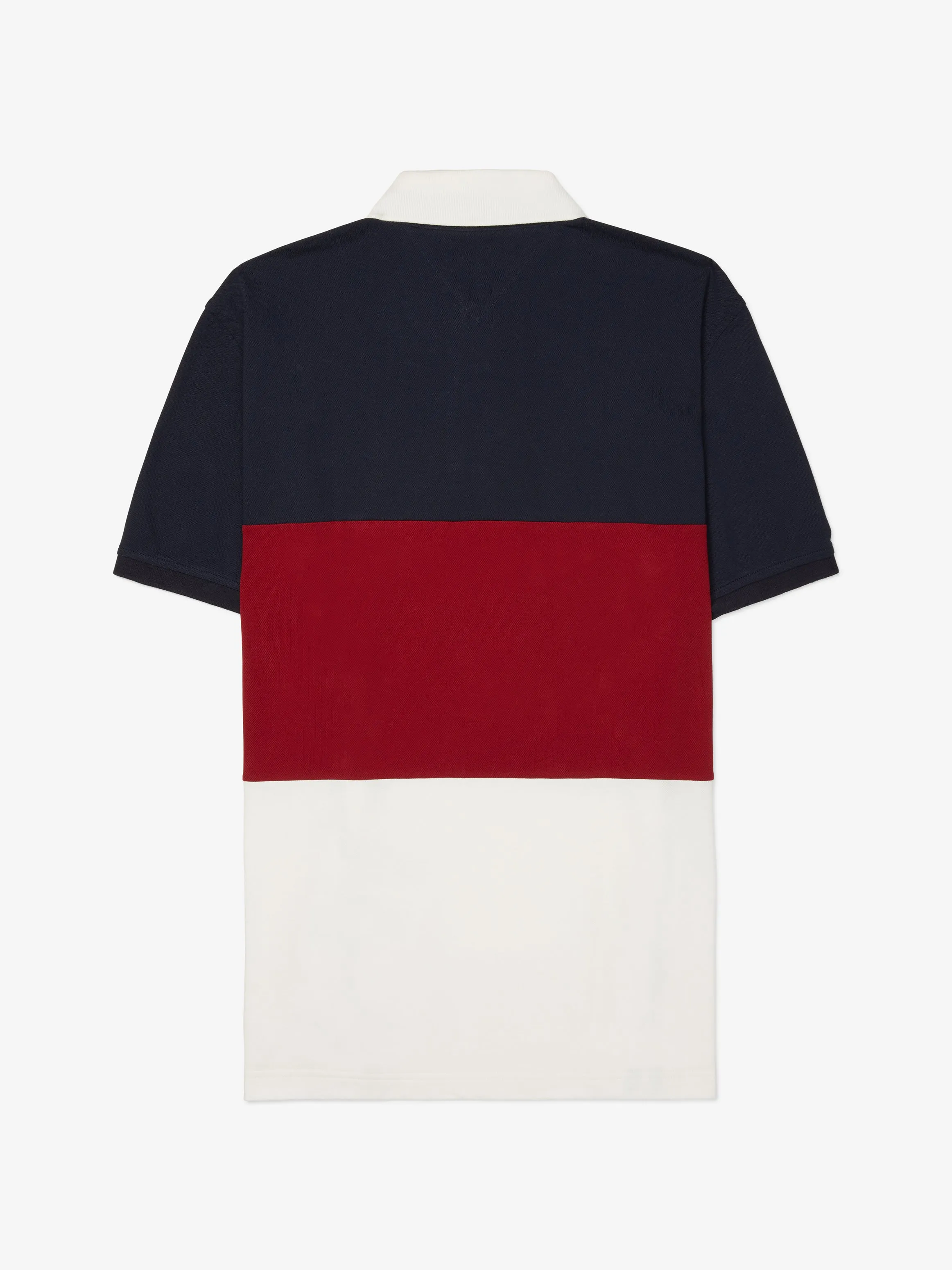 Merit Polo (Mens) - Navy/ Red/ White