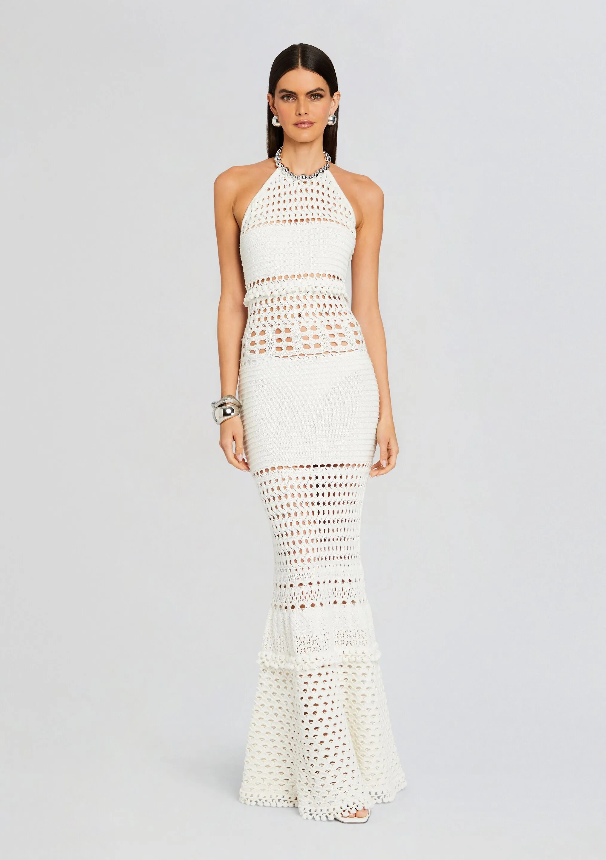 Mesa Knit Crochet Dress