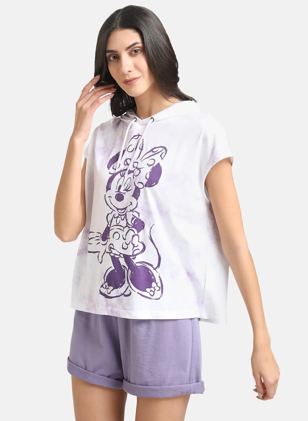 Minnie Mouse Disney Tie Dye Hood T-Shirt