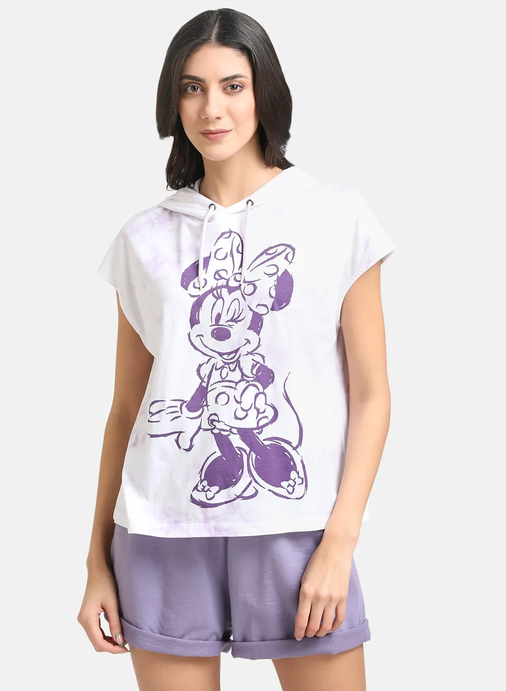 Minnie Mouse Disney Tie Dye Hood T-Shirt